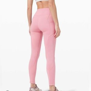 Lululemon NWT RARE All the Right Places 28” Pink Taupe Size 2